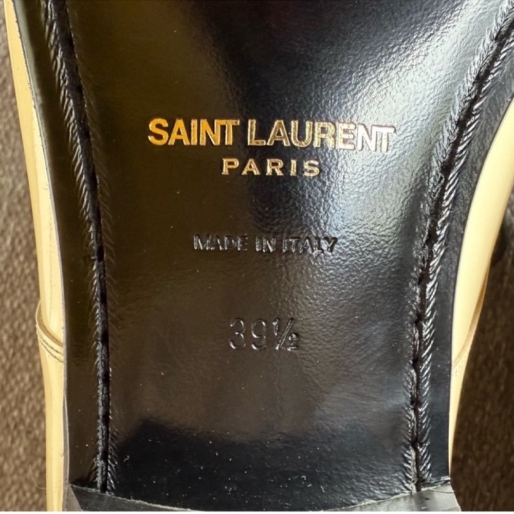 SAINT LAURENT patent leather lace up shoes - Picture 9 of 10